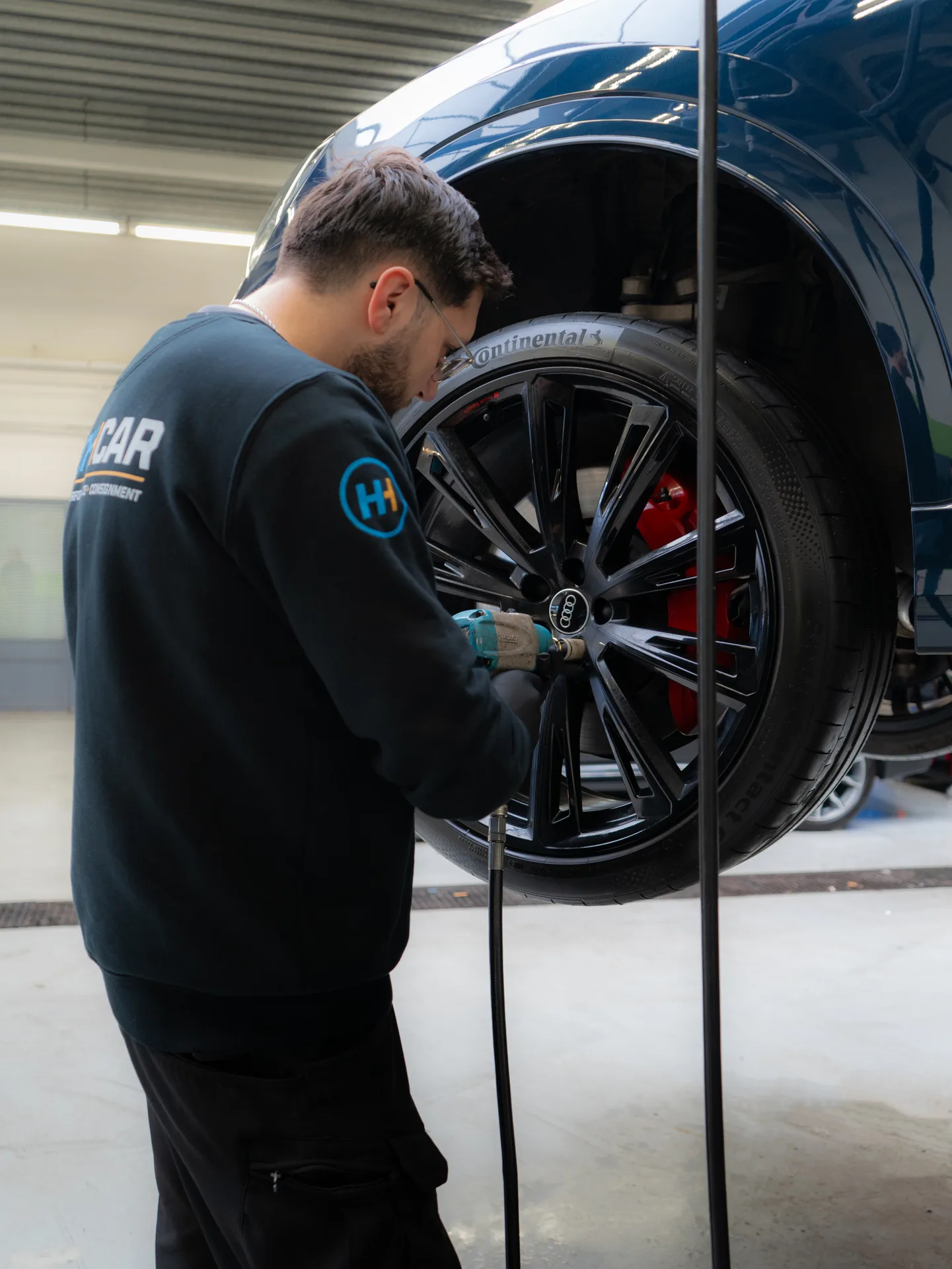 Professionele bandenopslag